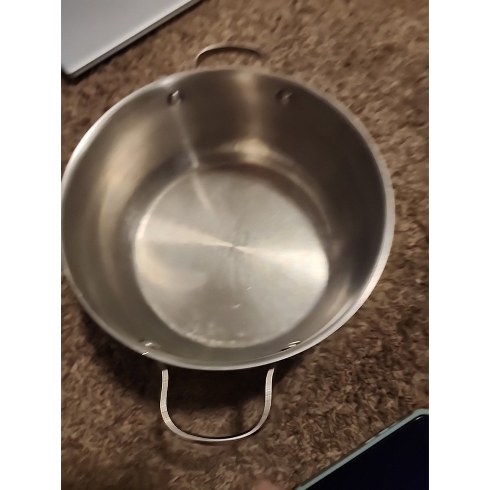 Revere Ware Copper Clad Stainless Steel 5 Qt Stock Pot w/ Lid - Picture 3 of 8